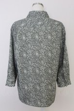 画像2: axes femme / 花柄メンズシャツ M グリーン T-25-07-02-016-AX-BL-SA-ZI (2)