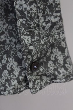 画像3: axes femme / 花柄メンズシャツ M グリーン T-25-07-02-016-AX-BL-SA-ZT