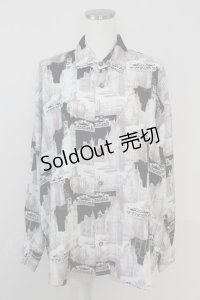 AXES-X / ロマネスクシャツ M ブラック T-25-07-02-019-LO-BL-SA-ZI