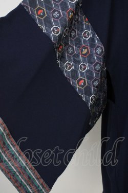 画像4: AXES-X / 小紋柄アロハ M ネイビー T-25-07-05-002-LO-BL-SA-ZT