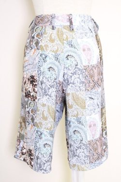 画像2: AXES-X / パッチワーク柄ショートパンツ M ベージュ T-25-07-05-019-LO-PA-SA-ZT