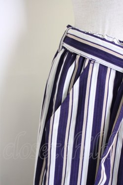 画像4: axes femme / マルチストライプワイドパンツ  パープル T-25-07-05-020-AX-PA-SA-ZT