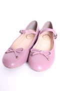 F＆A / リボンストラップパンプス L ピンク T-25-07-05-025-LO-SH-SA-ZT