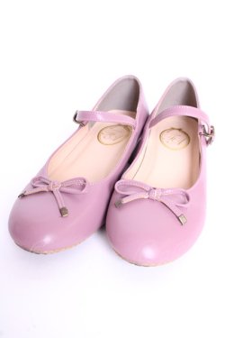 画像1: F＆A / リボンストラップパンプス L ピンク T-25-07-05-025-LO-SH-SA-ZT