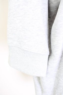 画像6: axes femme / 薔薇刺繍×英字プルオーバー L グレー T-25-07-05-004-AX-TO-SA-ZI