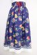 画像1: axes femme / ミックスフルーツ柄スカート M ネイビー T-25-07-05-014-AX-SK-SA-ZT (1)