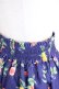 画像6: axes femme / ミックスフルーツ柄スカート M ネイビー T-25-07-05-014-AX-SK-SA-ZT