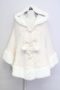 LIZ LISA / ファーフードケープ  ピンクＸ白 T-25-07-08-001-LO-CO-SA-ZT
