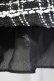 画像8: DearMyLove / ツイードチェックワンピース  黒Ｘ白 T-25-07-08-016-EL-OP-SA-ZT