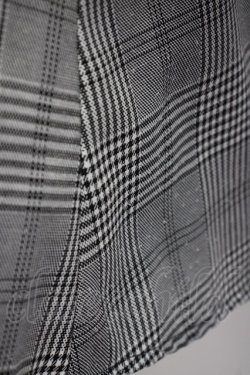 画像4: Ank Rouge / フリル襟チェックワンピース  グレーチェックＸ白 T-25-07-08-019-CA-OP-SA-ZT350