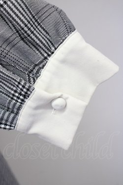 画像6: Ank Rouge / フリル襟チェックワンピース  グレーチェックＸ白 T-25-07-08-019-CA-OP-SA-ZT350