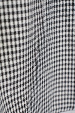 画像4: Ank Rouge / ギンガムチェック&シフォン袖ドッキングワンピース  黒Ｘ白 T-25-07-08-020-CA-OP-SA-ZT350