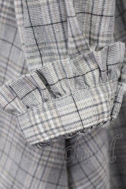 画像5: Honey Cinnamon / チェックフリルワンピース  グレーＸ白 T-25-07-08-021-LO-OP-SA-ZT350