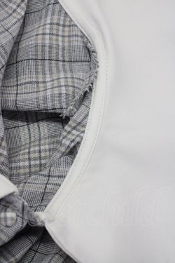 画像6: Honey Cinnamon / チェックフリルワンピース  グレーＸ白 T-25-07-08-021-LO-OP-SA-ZT350