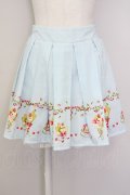 Ank Rouge / パフェ柄スカート  サックス T-25-07-08-028-CA-SK-SA-ZT