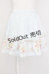 Ank Rouge / パフェ柄スカート  サックス T-25-07-08-028-CA-SK-SA-ZT