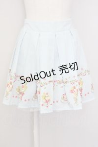 Ank Rouge / パフェ柄スカート  サックス T-25-07-08-028-CA-SK-SA-ZT