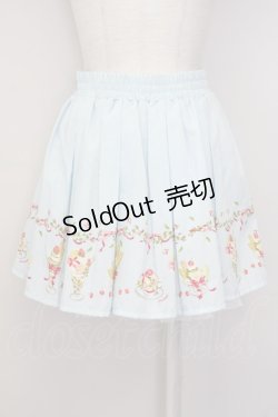 画像2: Ank Rouge / パフェ柄スカート  サックス T-25-07-08-028-CA-SK-SA-ZT