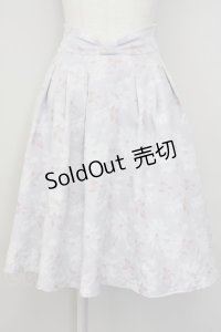 LODISPOTTO / 刺繍フラワースカート  ラベンダー T-25-07-08-029-LO-SK-SA-ZT