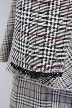 画像3: evelyn / タータンチェックトップス&ショートパンツセットアップ  ブラウンチェック T-25-07-08-034-LO-OP-SA-ZT242