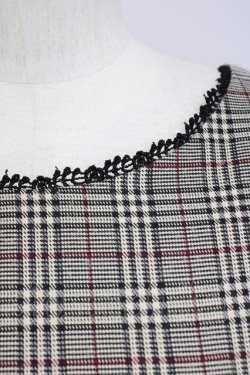 画像7: evelyn / タータンチェックトップス&ショートパンツセットアップ  ブラウンチェック T-25-07-08-034-LO-OP-SA-ZT242