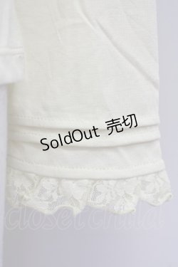 画像3: axes femme / レース切り替えハイネックカットソー  アイボリー T-25-07-08-004-AX-TO-SA-ZT429
