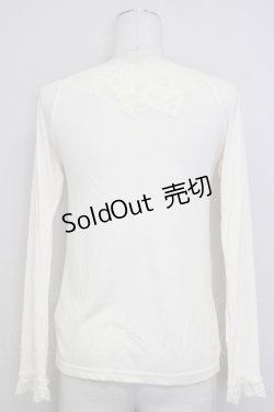 画像2: axes femme / パールレースインナーカットソー M 生成り T-25-07-08-005-AX-TO-SA-ZT429