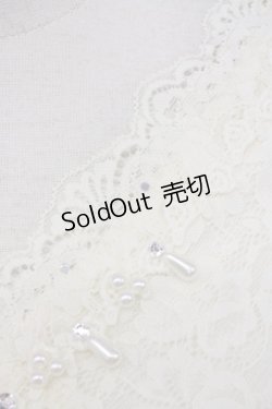 画像5: axes femme / パールレースインナーカットソー M 生成り T-25-07-08-005-AX-TO-SA-ZT429