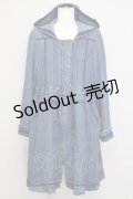 axes femme / フリルモッズコート  青デニム T-25-07-08-013-AX-CO-SA-ZT-C066