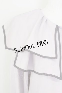 画像3: axes femme / パイピングビッグ襟ブラウス  ピンク T-25-07-09-005-AX-BL-SA-ZI