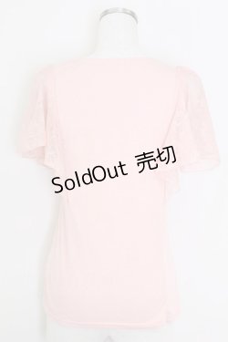 画像2: axes femme / レースラッフルタンクトップ  ピンク T-25-07-09-001-AX-TO-SA-ZT