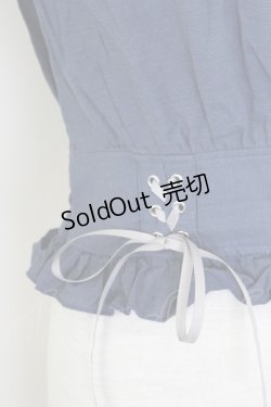 画像4: axes femme / マリン刺繍オフショルブラウス  青 T-25-07-09-006-AX-BL-SA-ZI