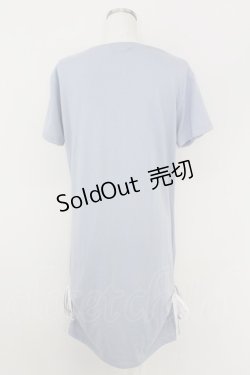 画像2: axes femme / 香水瓶プリントTシャツワンピース  青 T-25-07-09-008-AX-OP-SA-ZI