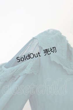 画像3: axes femme POETIQUE / リボン付ドーリーロングワンピース  グリーン T-25-07-09-018-AX-OP-SA-ZI