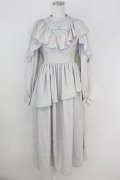 axes femme POETIQUE / 花柄ロングワンピース  グレーＸピンク T-25-07-09-019-AX-OP-SA-ZT