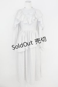 axes femme POETIQUE / 花柄ロングワンピース  グレーＸピンク T-25-07-09-019-AX-OP-SA-ZI
