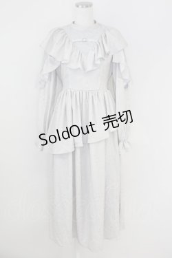 画像1: axes femme POETIQUE / 花柄ロングワンピース  グレーＸピンク T-25-07-09-019-AX-OP-SA-ZI