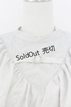 画像4: axes femme POETIQUE / 花柄ロングワンピース  グレーＸピンク T-25-07-09-019-AX-OP-SA-ZI