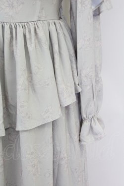 画像5: axes femme POETIQUE / 花柄ロングワンピース  グレーＸピンク T-25-07-09-019-AX-OP-SA-ZT