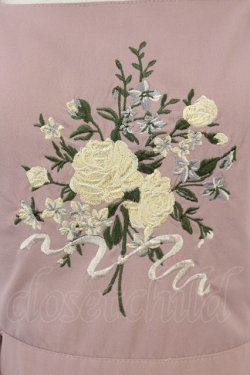 画像3: axes femme / ブーケ刺繍チュールジャンスカ  ピンク T-25-07-09-020-AX-OP-SA-ZT
