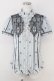 画像1: axes femme / パネルプリント半袖ブラウス M グレー T-25-07-09-003-AX-BL-SA-ZT (1)
