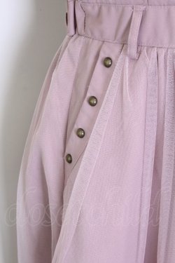 画像4: axes femme / ブーケ刺繍チュールジャンスカ  ピンク T-25-07-09-020-AX-OP-SA-ZT
