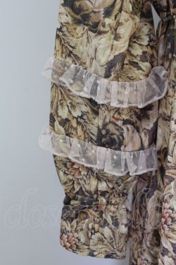 画像3: axes femme NOSTALGIE / ヴィンテージフラワー柄ワンピース  ブラウンＸピンク T-25-07-09-024-AX-OP-SA-ZT