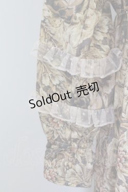画像3: axes femme NOSTALGIE / ヴィンテージフラワー柄ワンピース  ブラウンＸピンク T-25-07-09-024-AX-OP-SA-ZI