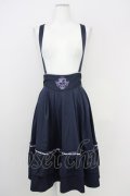 axes femme / サス付フリルスカート  ネイビー T-25-07-10-020-AX-SK-SA-ZT