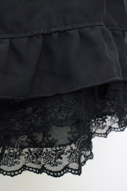 画像3: axes femme / フリルペチパンツ M 黒 T-25-07-10-021-AX-PA-SA-ZT