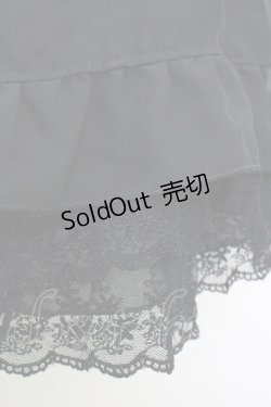 画像3: axes femme / フリルペチパンツ M 黒 T-25-07-10-021-AX-PA-SA-ZI