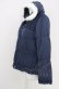 画像3: axes femme / レース×ビジューダウンジャケット  ネイビー T-25-07-10-023-AX-CO-SA-ZT