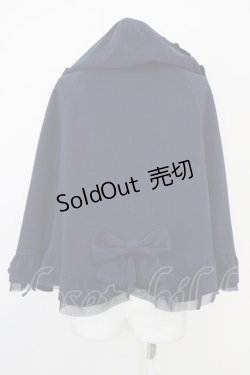 画像2: axes femme POETIQUE / ポンチョコート  紺 T-25-07-10-024-AX-CO-SA-ZI
