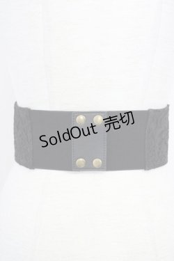 画像2: axes femme / G レースアップコルセットベルト  黒 T-25-07-10-025-AX-ZA-SA-ZI